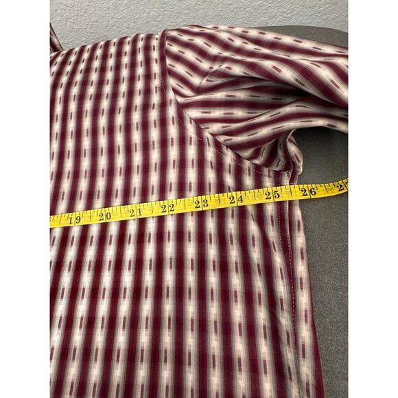 Tasso Elba RedWhite Long Sleeve Checkered Vintage 2003 Button Up Shirt XL - Picture 9 of 10